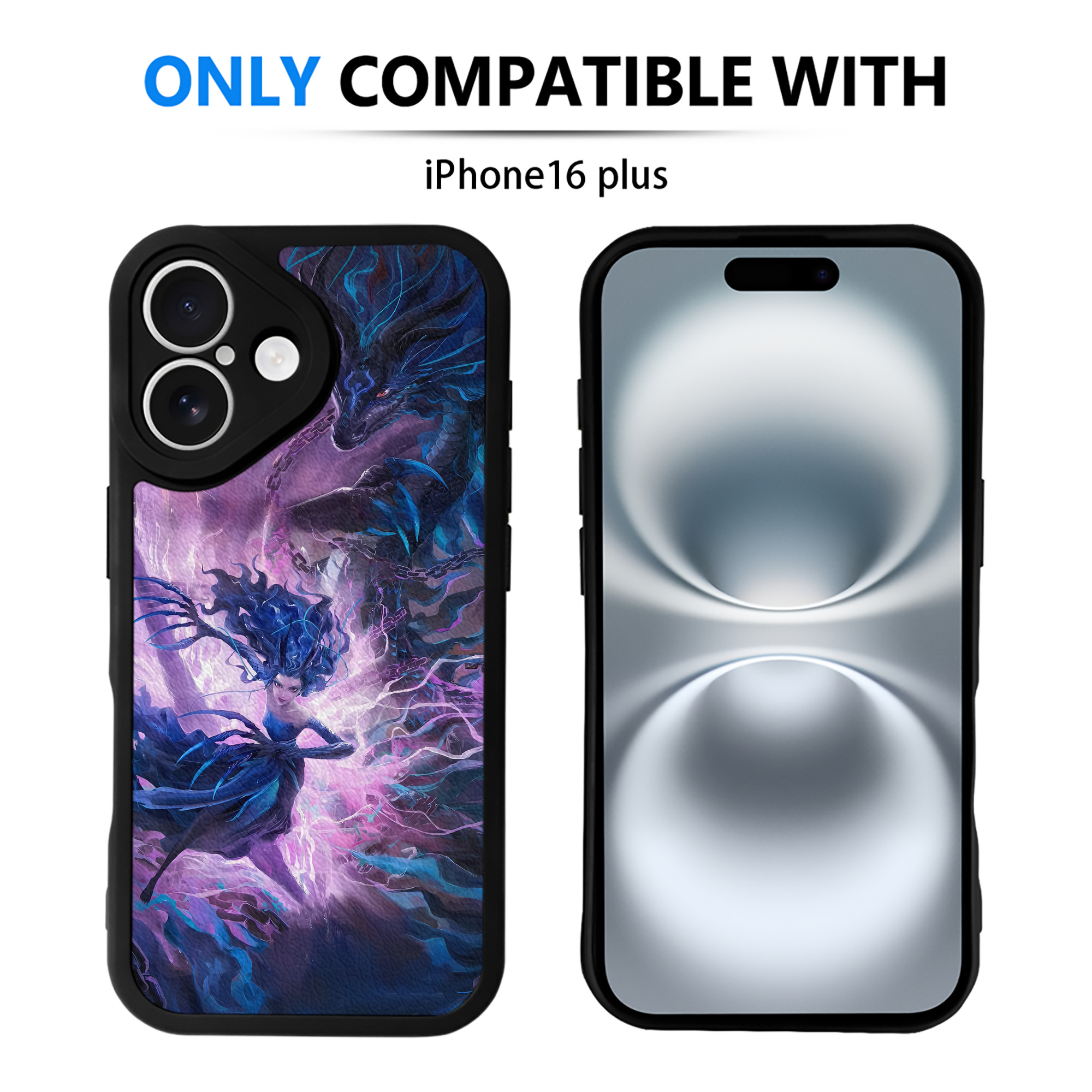 （画像用） Ne Zha 2 ナタ 魔童の大暴れ 【iPhone 16シリーズ対応】シリコンスマホケース（レザー調） 材質：シリコン